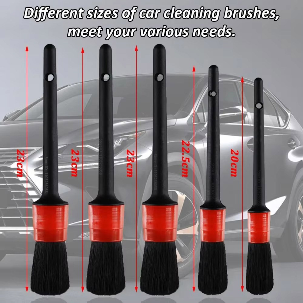 Car Detailing Brushes Kit for Auto Air Cleaning & Electric Drill Brush Automotive Cleaning Tools for Cars, Dirt, Dust.