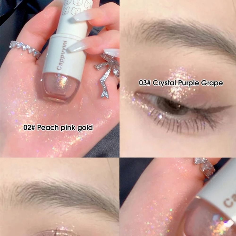 Cappuvini Star Dots Liquid Eyeshadow Pearlescent Glitter Shine