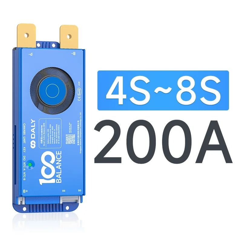 Smart BMS with Bluetooth and WiFi Active Balance Protection