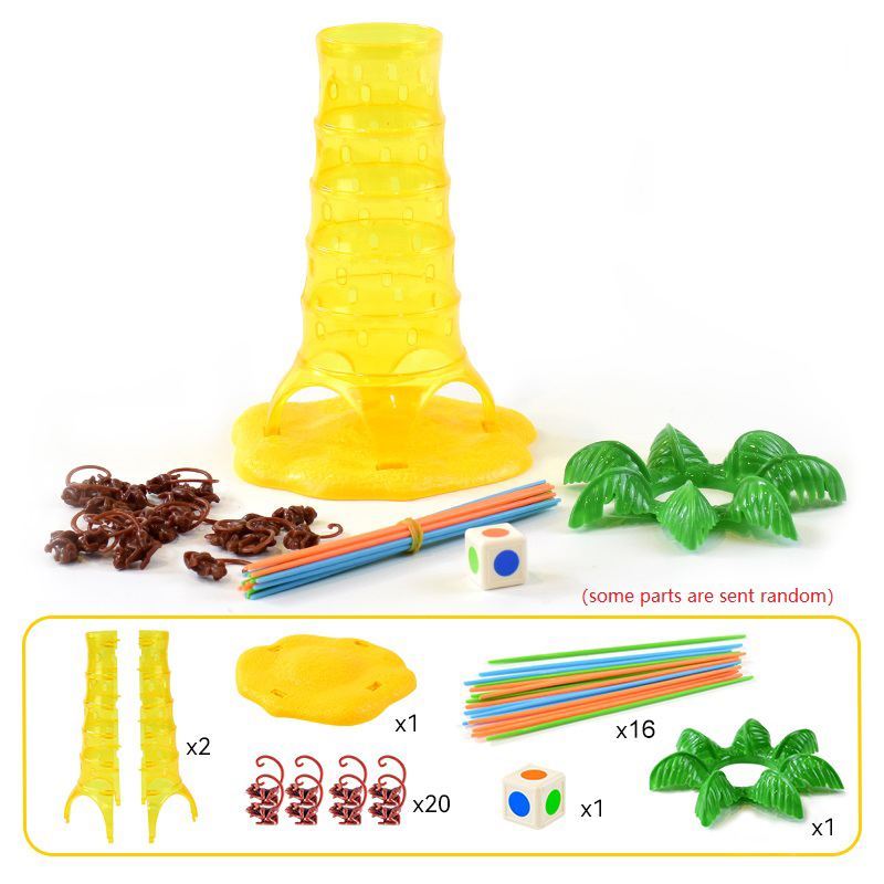 Interactive Monkey Drop Board Game for Kids Multiplayer Family Fun