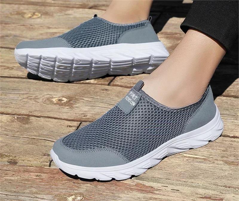 Lightweight Breathable Slip On Walking Sneakers for Men Outdoor