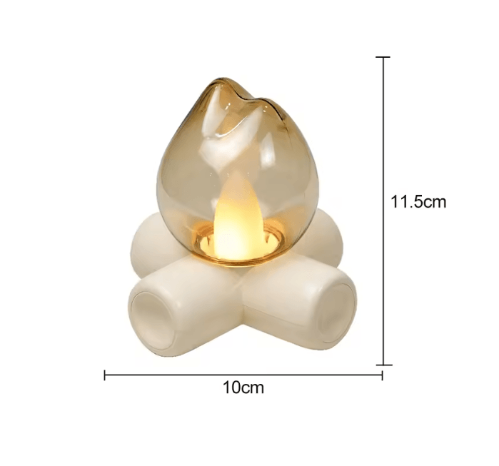 Flame Glow LED Table Lamp