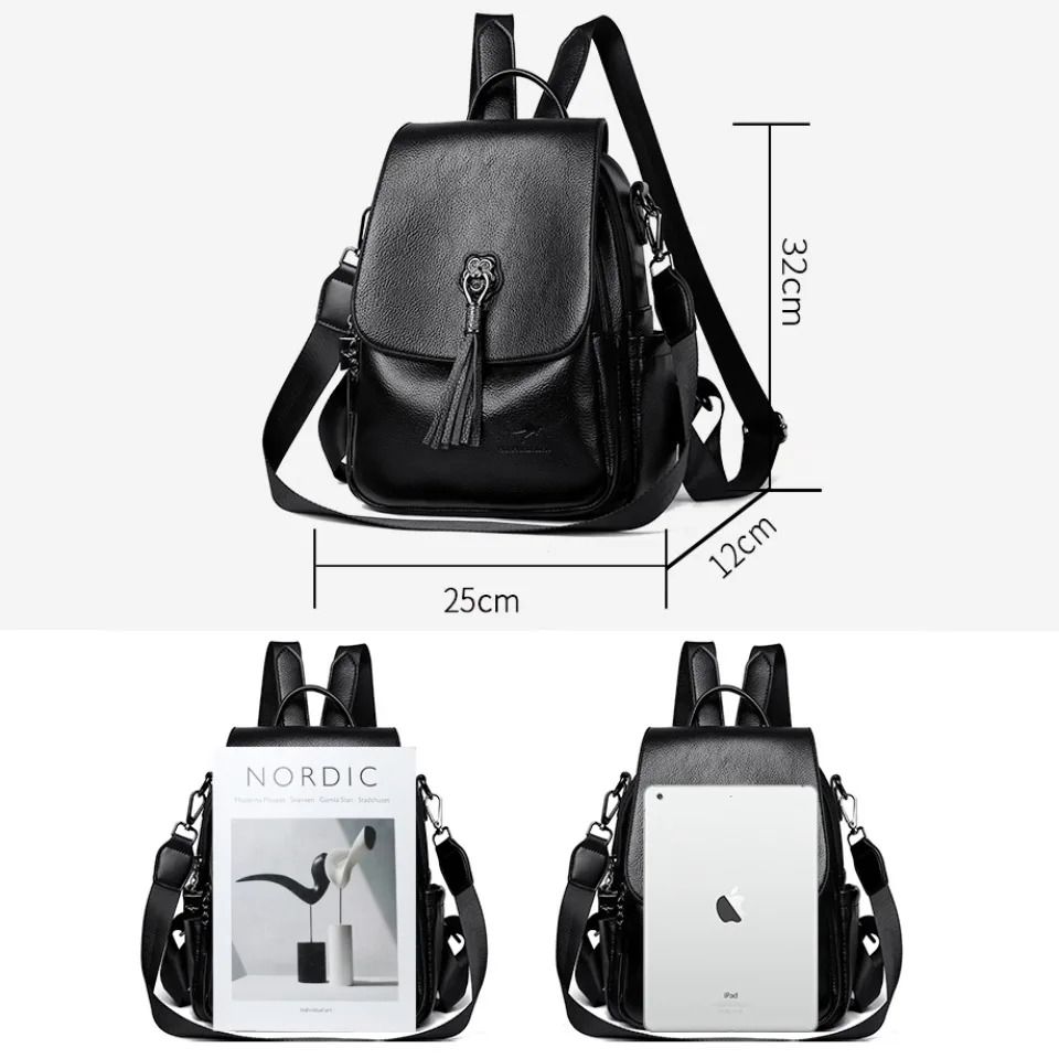 Genuine Leather Casual Commuter Back Pack