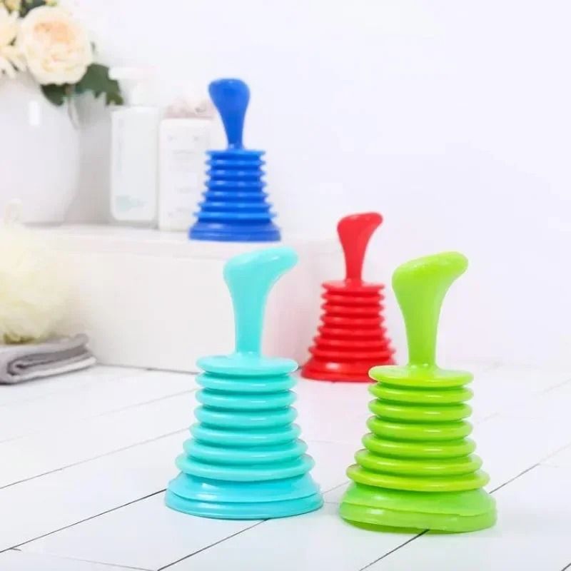 Powerful Sink Drain Pipeline Dredger Suction Plunger for Home Cleaning