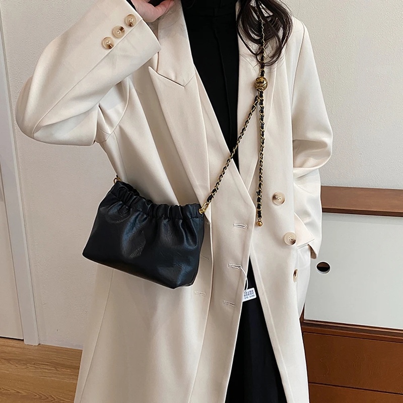 Stylish Women Chain Shoulder Bag, Versatile Crossbody Hobo Tote, Sling Satchel, Casual Girl Purse