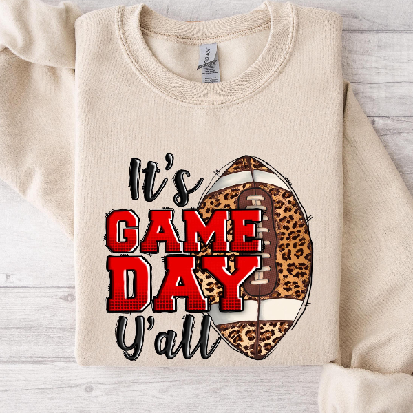 It's Game Day Y'all Football Shirt Game Day Tee Unisex Football Season Fan Shirt