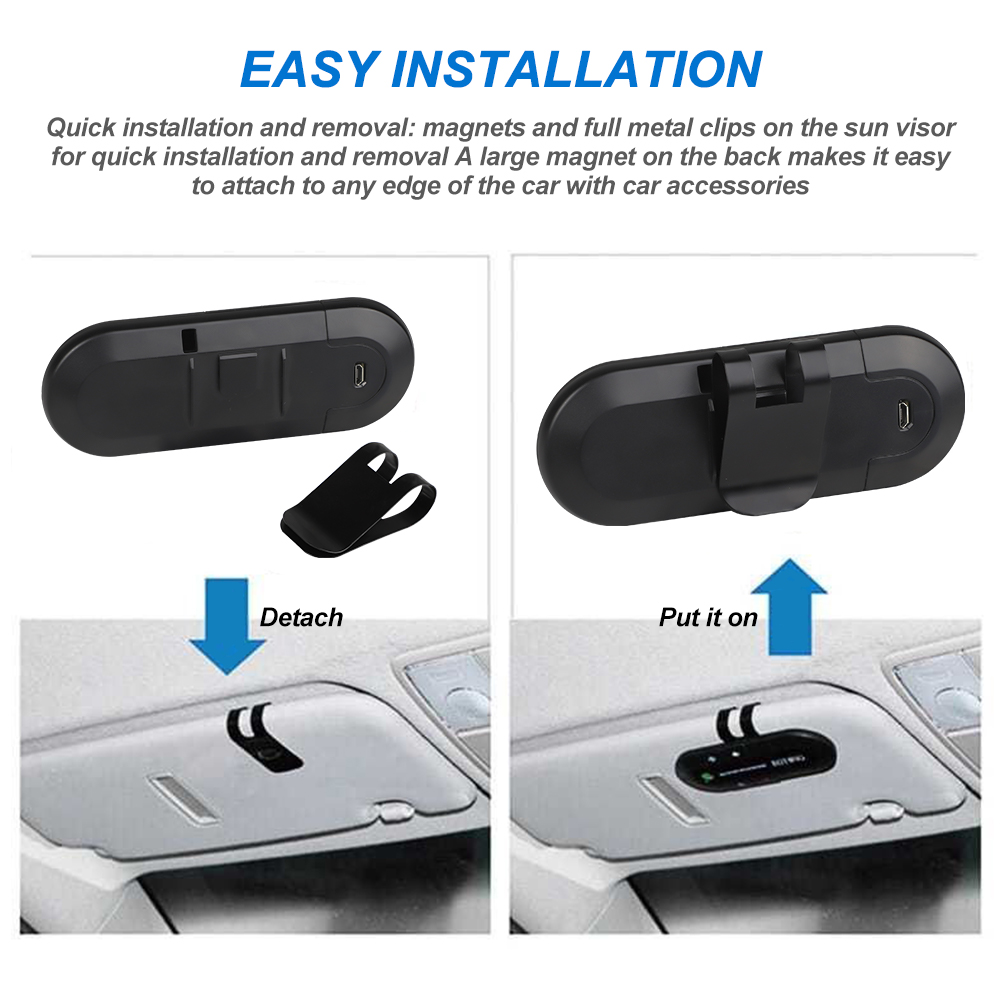 Wireless Audio Receiver Bluetooth Speaker Handsfree Car Kit MP3 Player