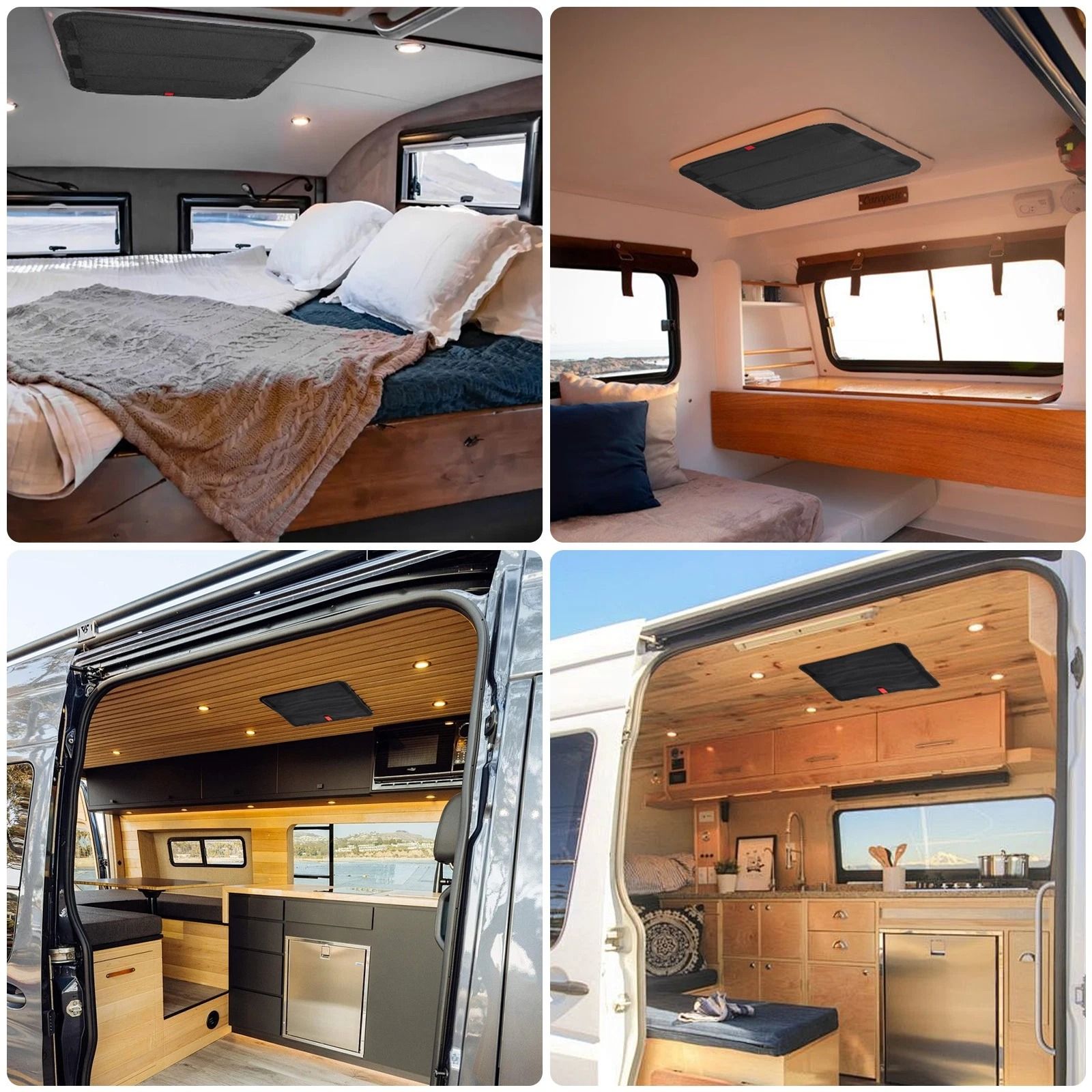 Vent Window Insulation Shade – Foldable Blackout Cover for Camper, Trailer, and Motorhomes