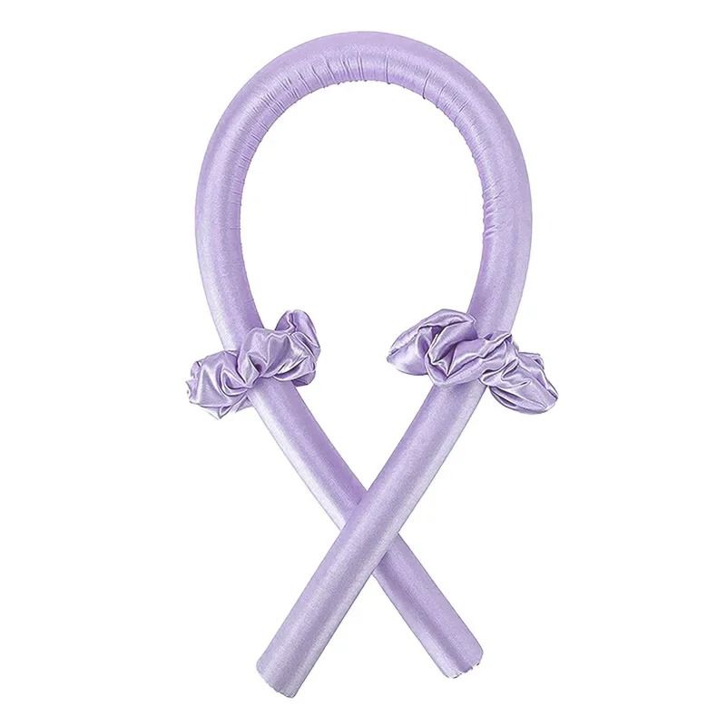 Heatless Curling Rod Headband No Heat Hair Curlers Silk Ribbon Overnight Curlers