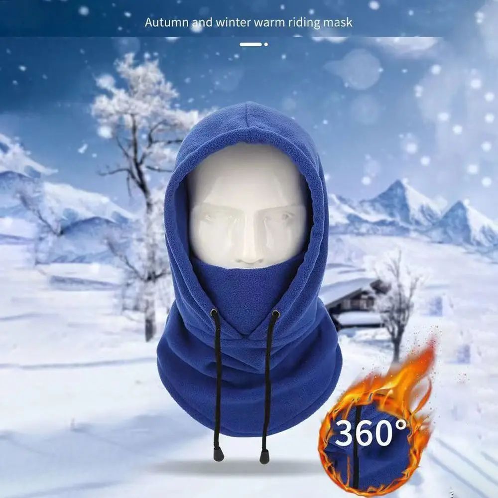 Polar Fleece Windproof Balaclava Winter Hat Full Face Ski Mask