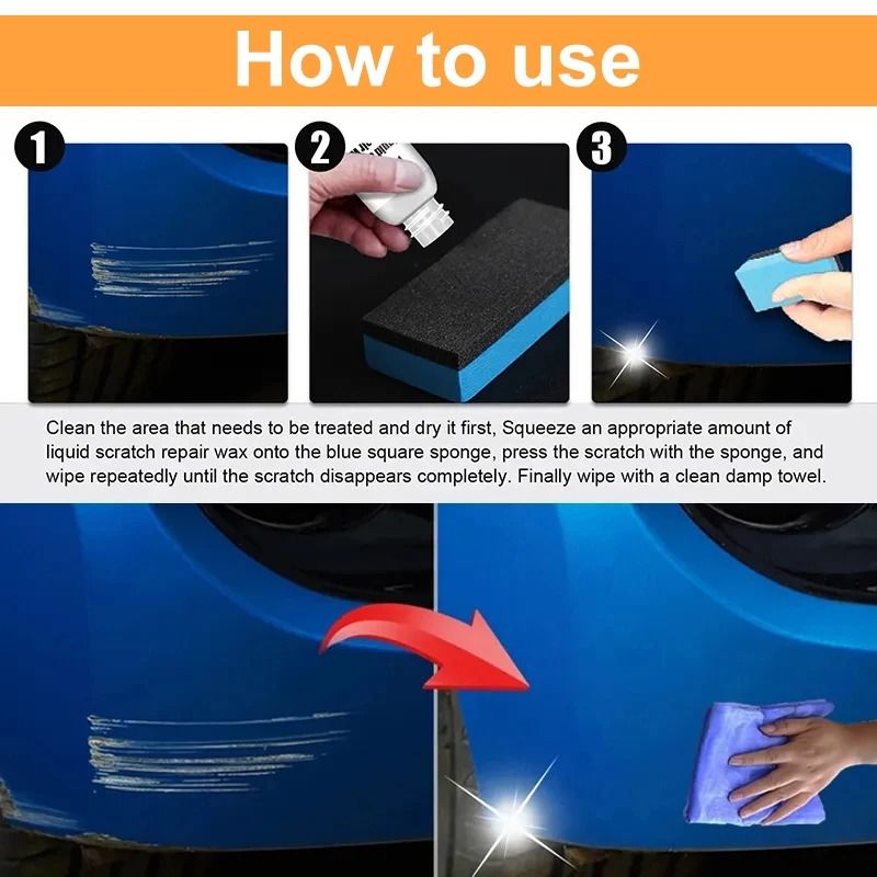 Car Scratch Remover & Paint Care Kit – Professional Auto Body Repair