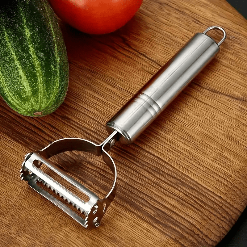 Multifunction Vegetable Peeler Stainless Steel Julienne Peeler and Kitchen Prep Tool