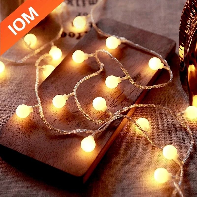 Outdoor Solar or USB LED String Lights for Garden Decor and Events