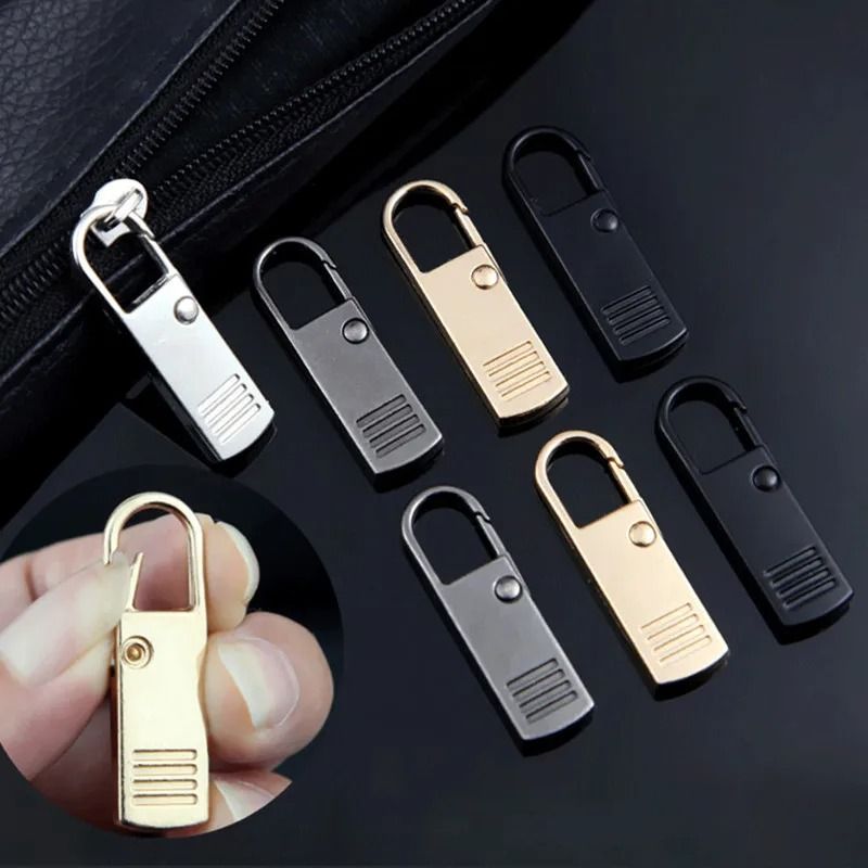 Zipper Slider Puller Instant Zipper Repair Kit Replacement for Travel Bags Suitcases and Sewing Projects