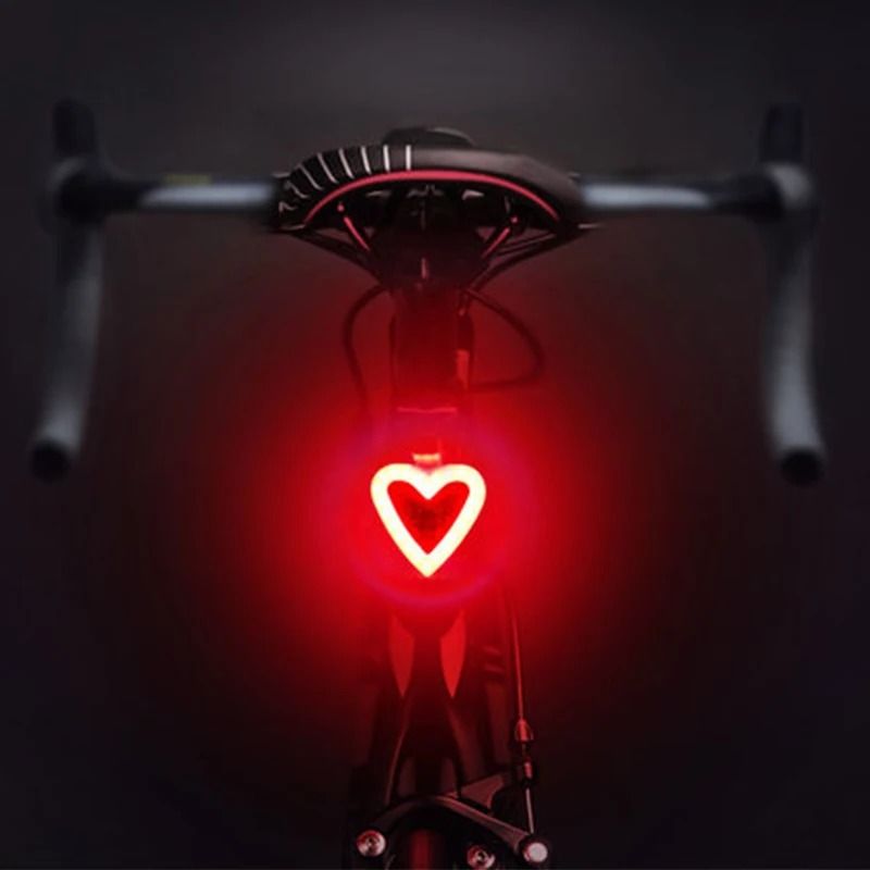 USB Rechargeable Bicycle Tail Light Multi Mode LED Cycling Rear Lamp