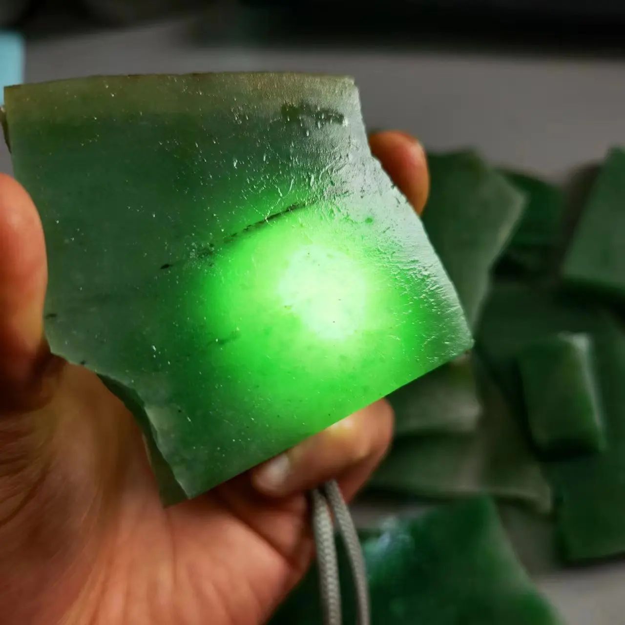 Premium Natural Jadeite Stone – Raw Green Jade Crystal for Decor & Collection