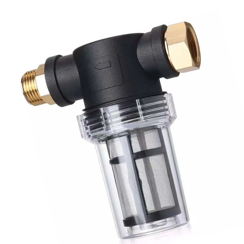 High Pressure Hose Inlet Filter for Pressure Washer & Washing Machine Sediment Protector