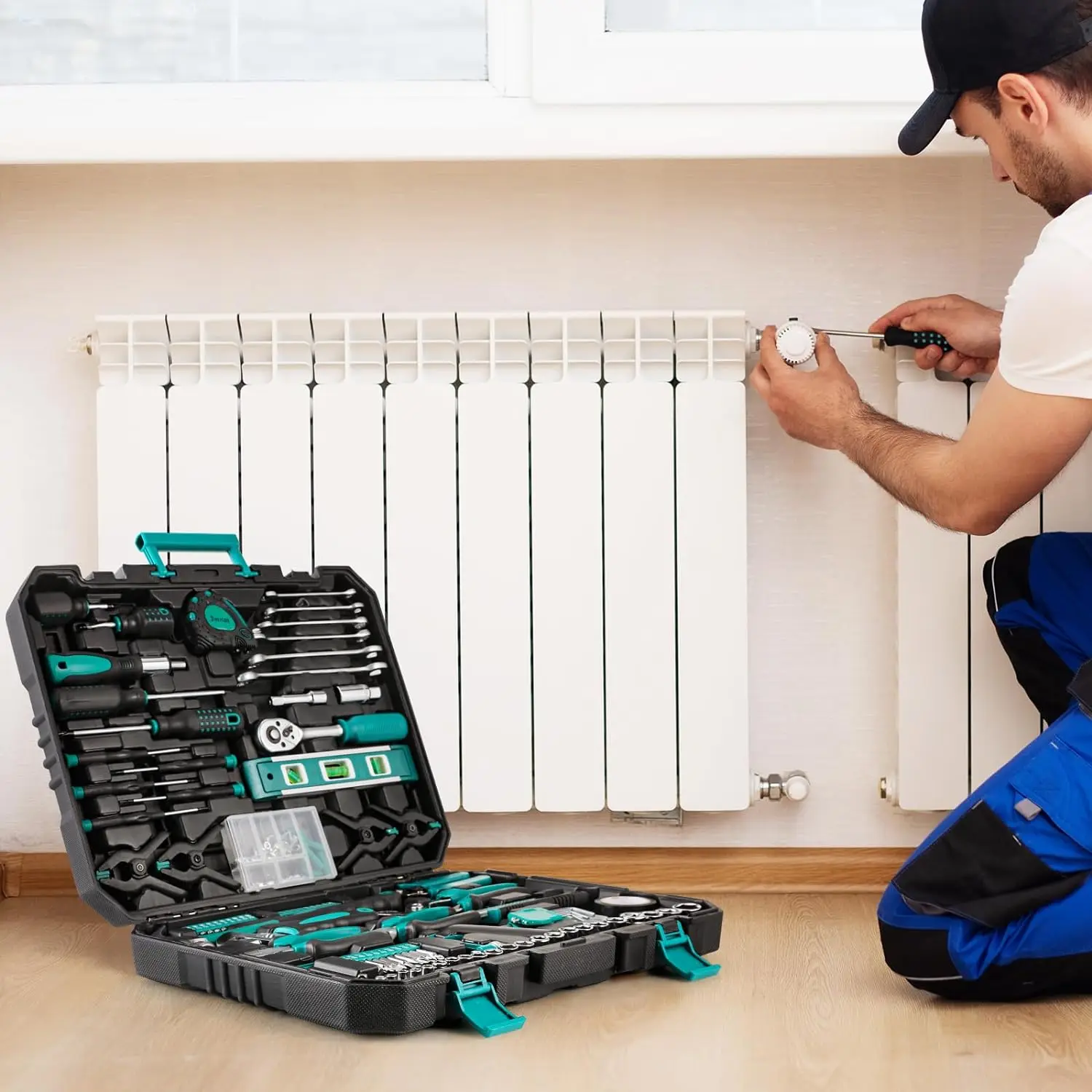 Complete General Mechanic Tool Set Household Tool Kit