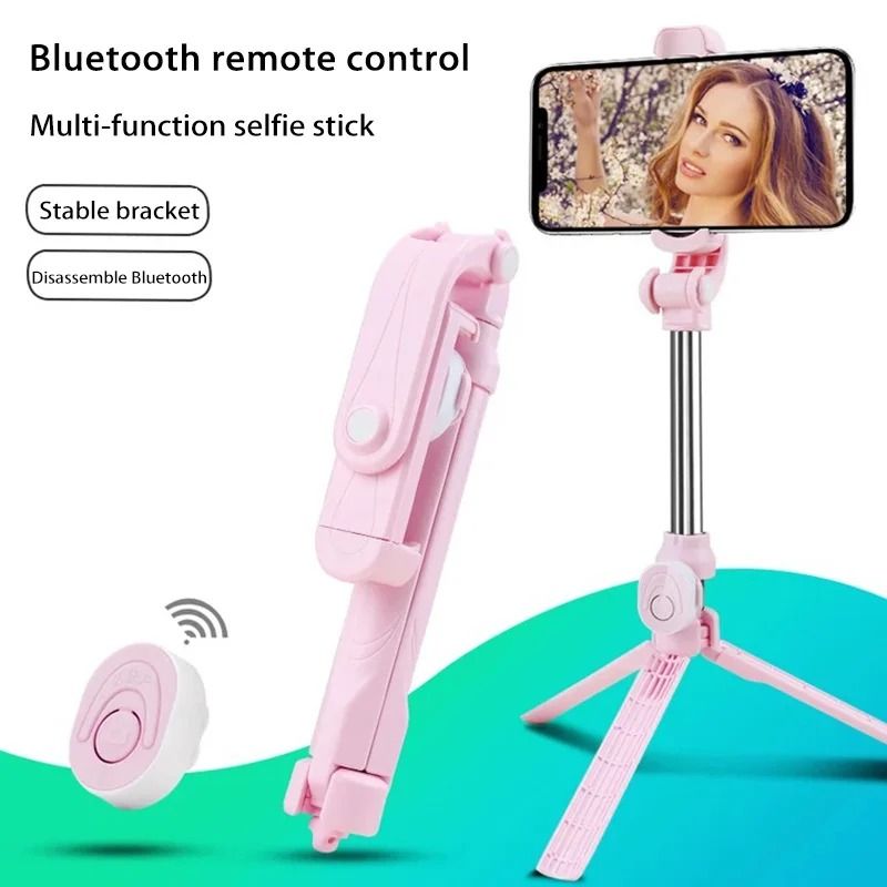 Portable Wireless Shutter Selfie Stick | Integrated Professional Tripod | Executive Smartphone Stability Stand