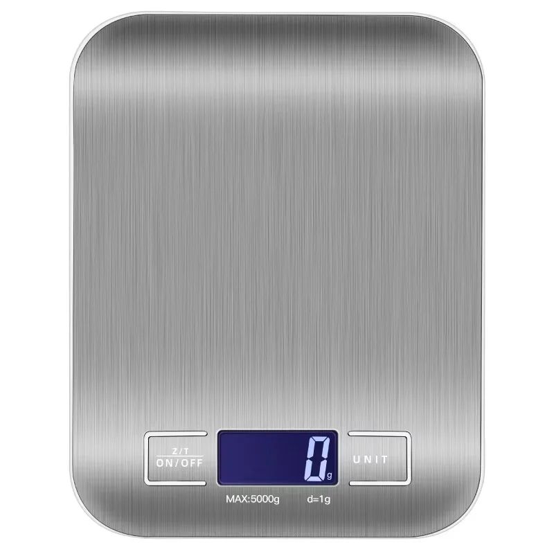 PrecisionPro 5kg Digital Kitchen Food Scale with LCD – Waterproof Stainless Steel