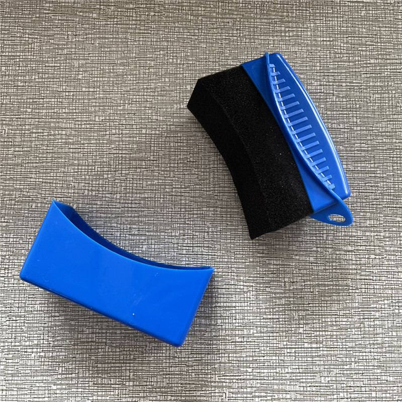 Car Wheel Polishing Waxing Sponge Brush ABS Plastic Tire Cleaner Applicator Pads for Detailing