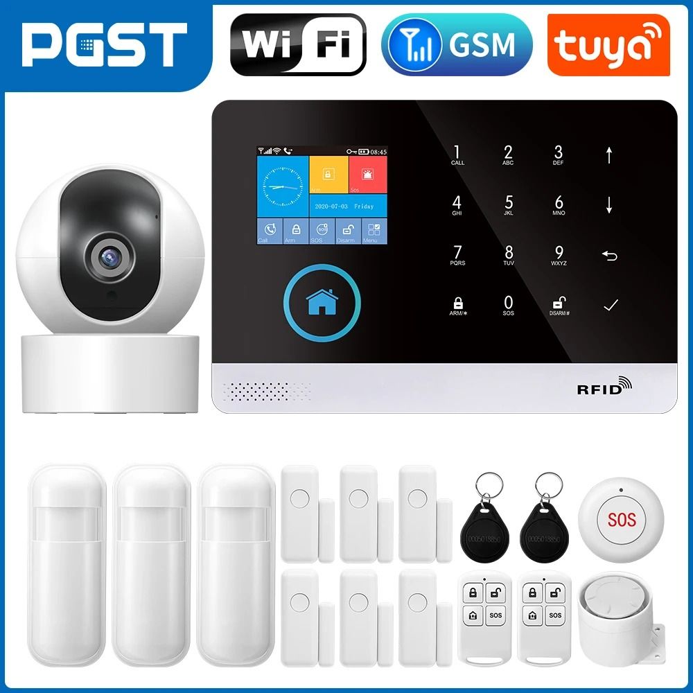 PGST 103 4G WiFi GSM Home Security Alarm System