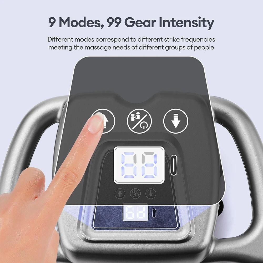 High Intensity Percussion Massager with 24 Attachments and Adjustable Speed