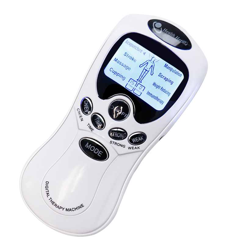 Dual Channel TENS Unit and EMS Muscle Stimulator, for Effective Back Pain Relief, Muscle Therapy, and Athletic Recovery