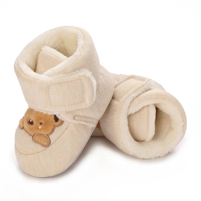 Cute Soft Cartoon Cotton Baby Toddler Shoes First Walker