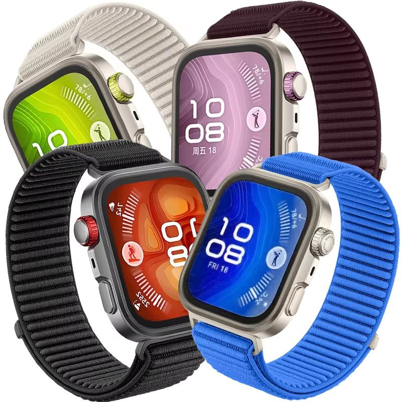 Official Nylon Loop Strap for Huawei Watch Fit 4 – Comfortable & Breathable Braided Band