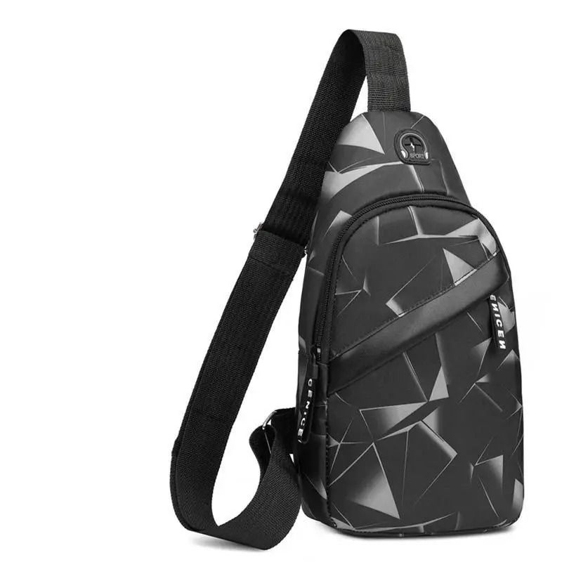Crossbody Chest Bag Oxford Cloth Lightweight Casual Sling Travel Bag