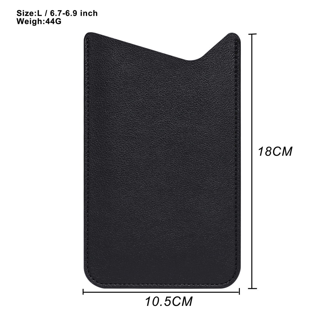 Universal Leather Phone Pouch Crossbody Bag Secure PU Phone Holder
