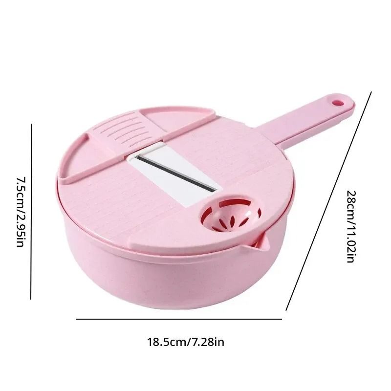 Multi Function Manual Vegetable Cutter and Grater Slicer Shredder