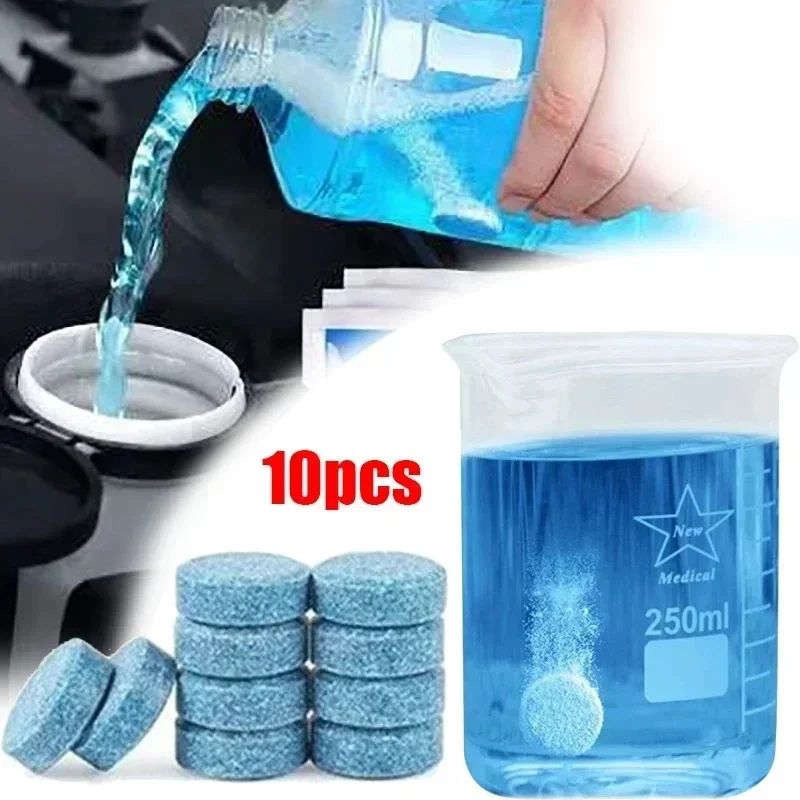 All-Season Effervescent Windshield Washer Tablet Solid Concentrate