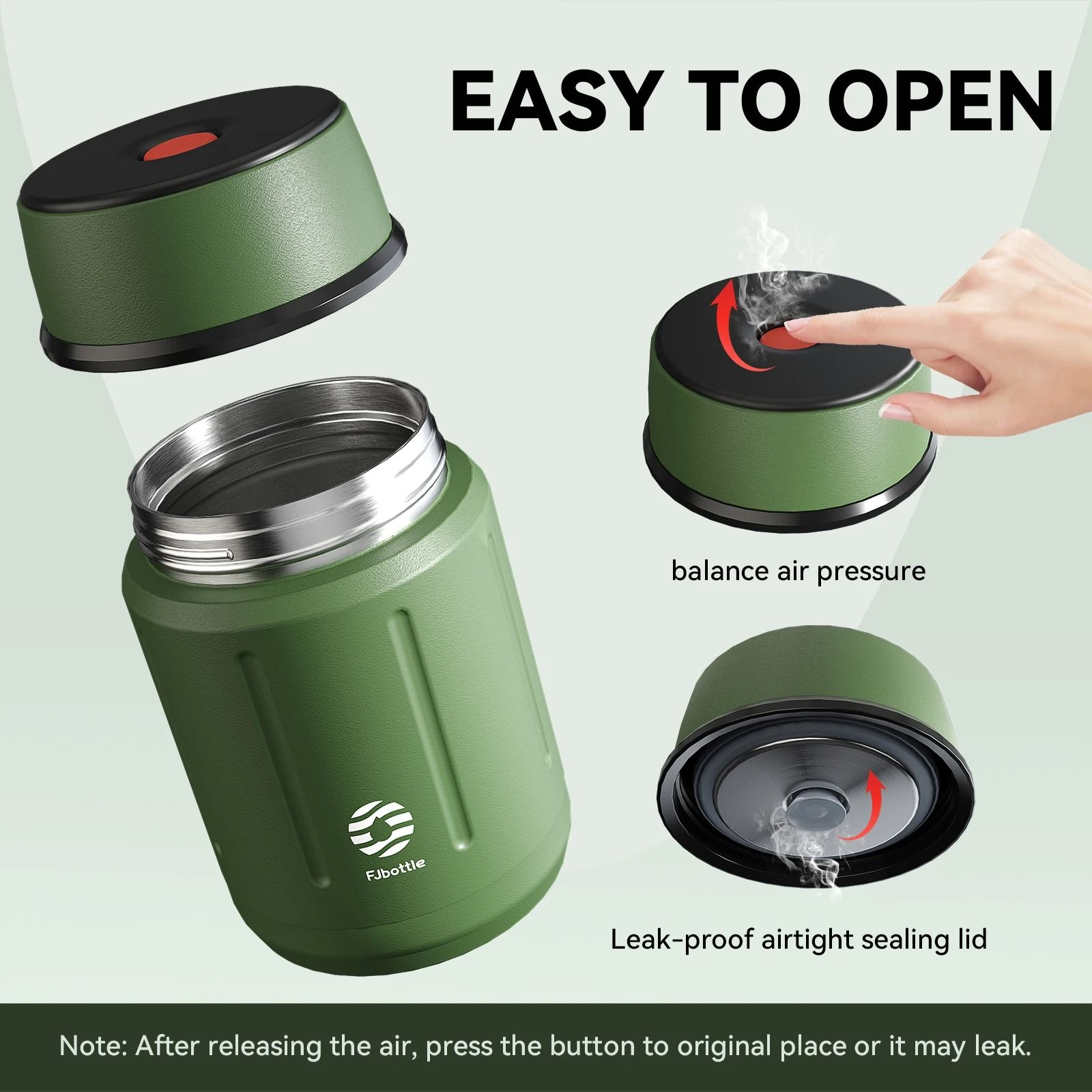 Food Thermos Vacuum Lunch Box Stainless Steel 750ML with Spoon