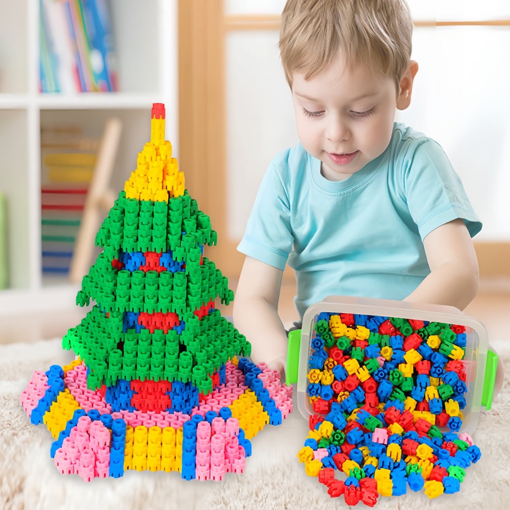 Kids Hexagonal STEM Building Blocks for Learning – Colorful Educational Toys for Kindergarten