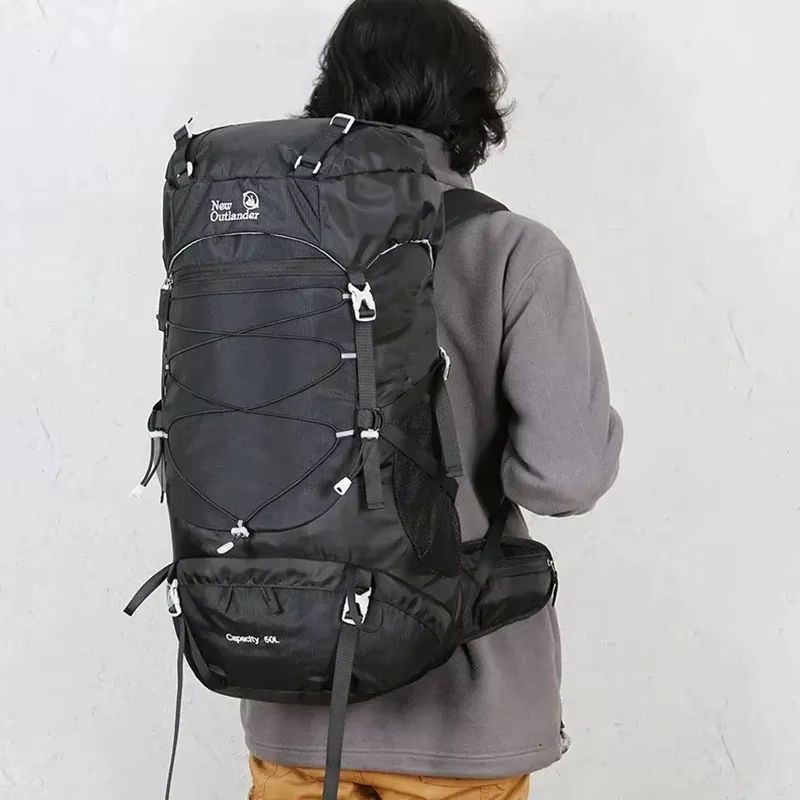 RuggedTrail 50L Waterproof Hiking and Camping Backpack
