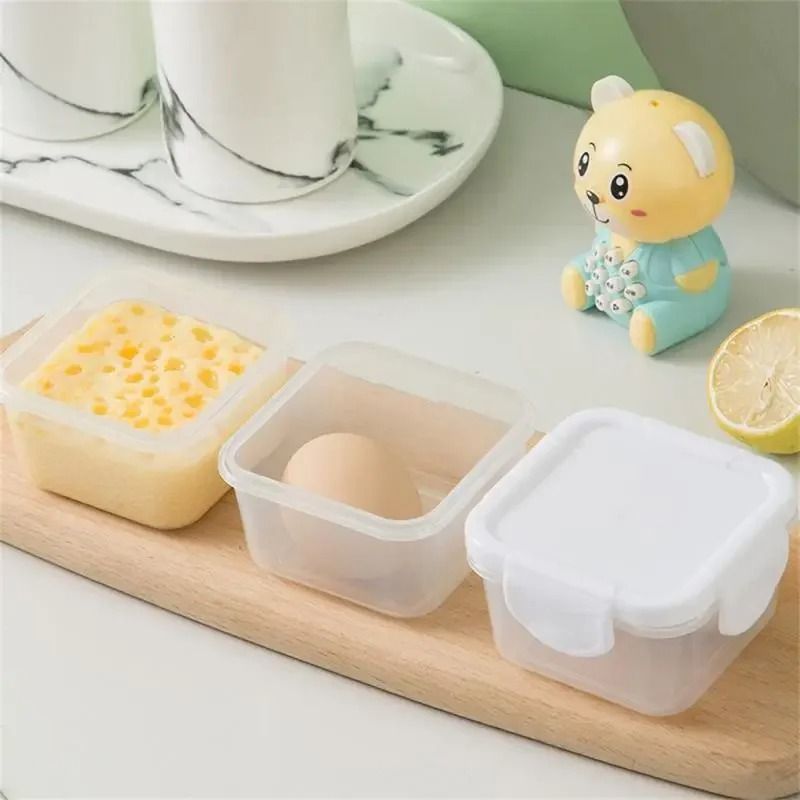 Mini Food Storage Containers Set with Leakproof Lids 4 Piece
