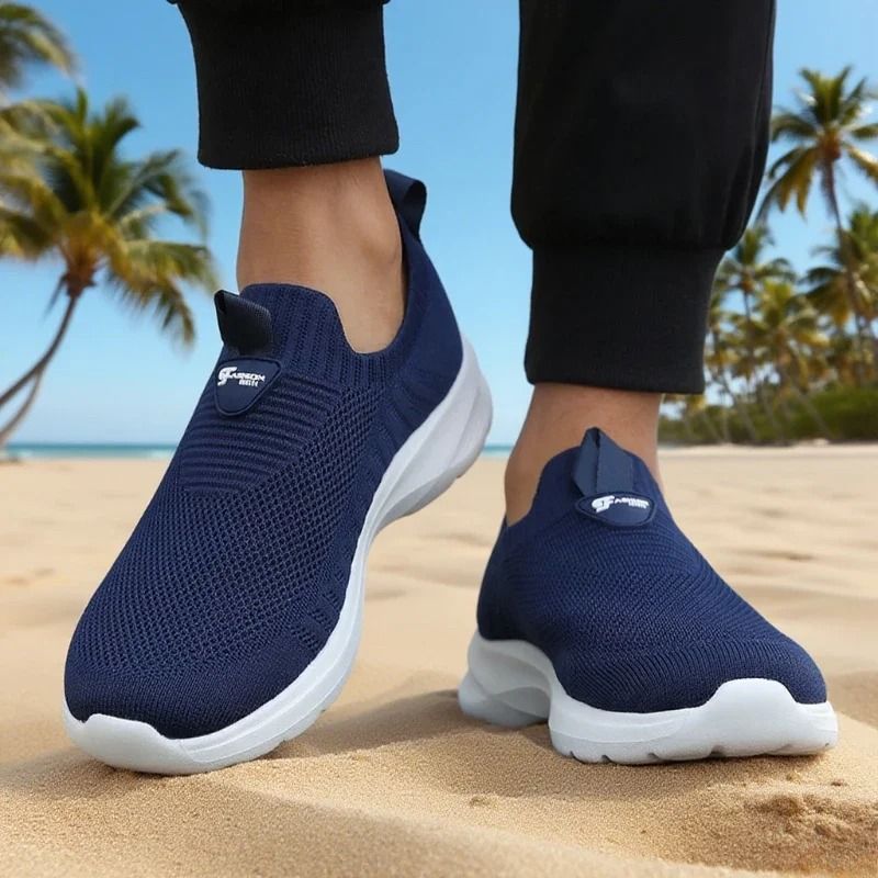 Lightweight Mens Outdoor Walking Casual Sneaker Slip On