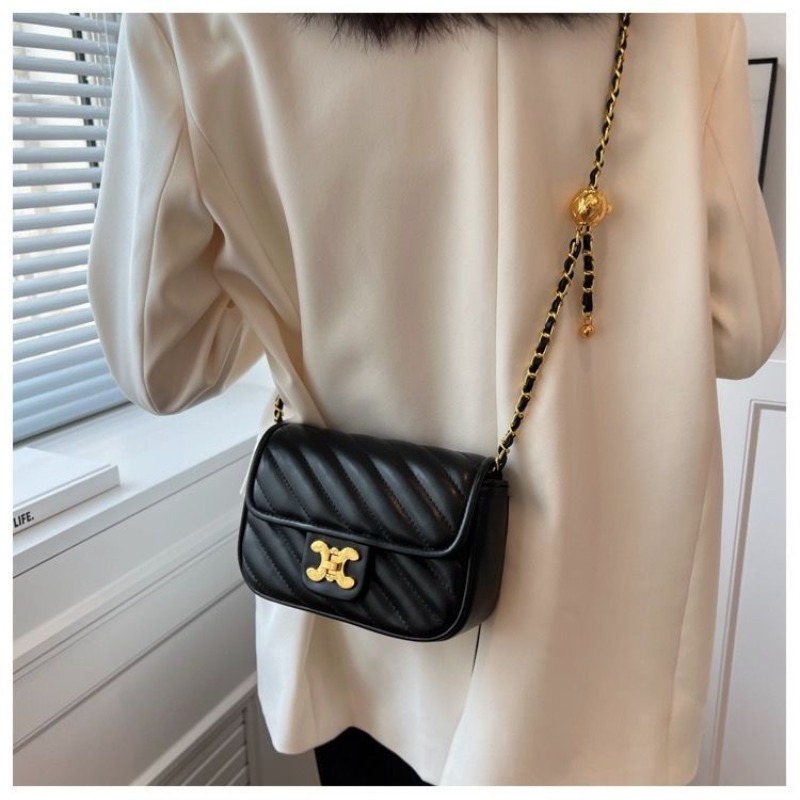 Green Fairy Rhombus Shoulder Bag Small Fragrance Chain Messenger Handbag Niche High Quality Fashion Bag