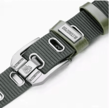 Mens Canvas Nylon Military Style Casual Belt Pin Buckle