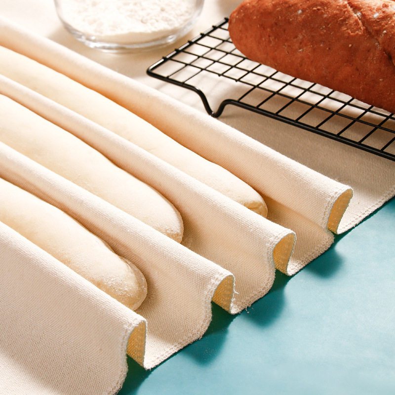 French Bread Dough Proofing Cloth Fermented Bakers Couche for Perfect Loafs and Baguettes