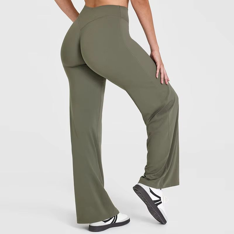 ButterSoft Women's Straight-Leg Yoga Pants – Mid-Waist Active & Lounge Trousers