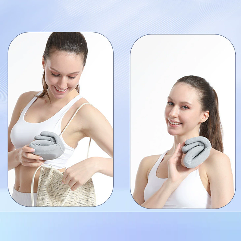 Ice Silk Soft Foam Neck Support Pillow Cervical Traction & Relaxation