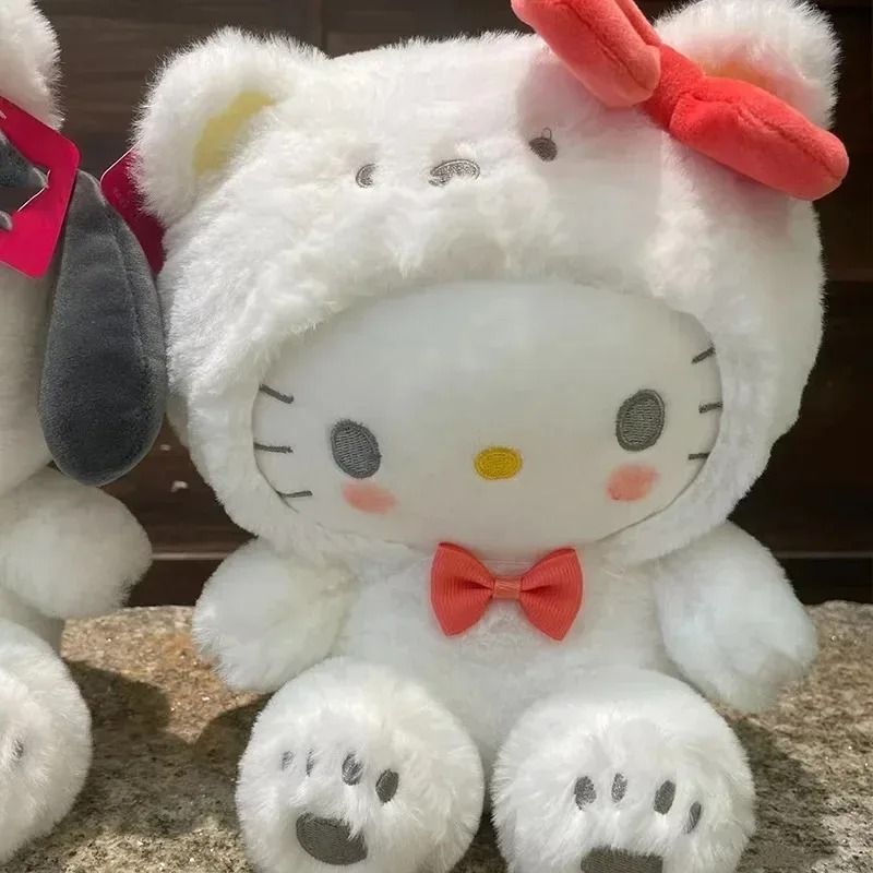 Sanrio Plushies Hello Kitty Cinnamonroll Kuromi Pochacco Stuffed Plush Doll 25 cm