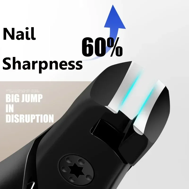 Anti Splash Nail Clippers, Special Single Heavy Duty Nail Trimmer for Thick Hard Large Household Nails