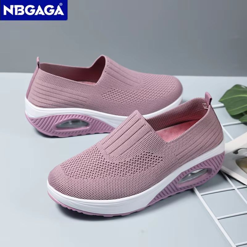 Women's Air Cushion Orthopedic Walking Shoes with Non-Slip Wedge Sole