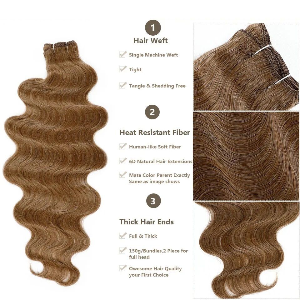 Professional Series 30-Inch High Temperature Synthetic Body Wave