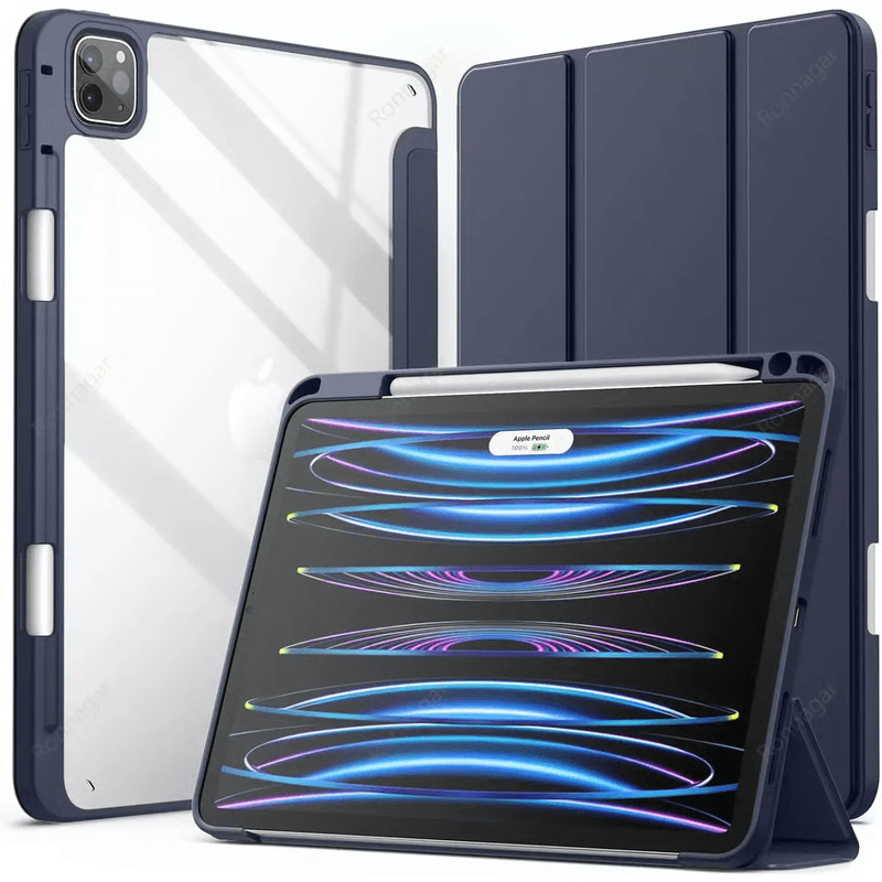 Universal iPad Air case with Magnetic Stand Cover & Stylus Loop