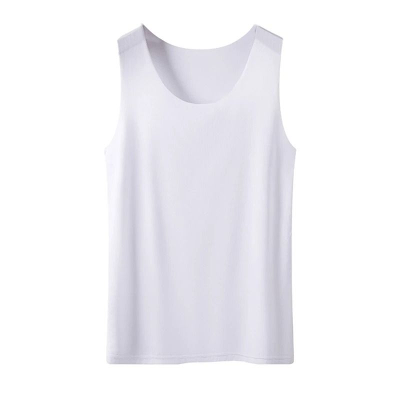 Women Ice Silk Seamless Racerback Tank Top
